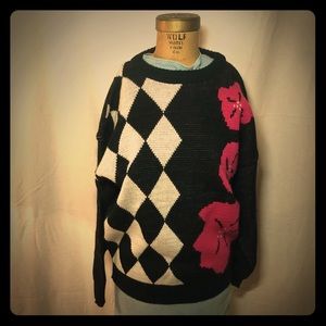 Vintage Chateau Sweater(Paris/London/New York)